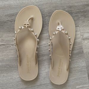 Gorgeous Juicy Couture flip flops